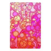 Retro Kreise Mini Klemmbrett (Rückseite)