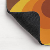Retro Kreise Mousepad (Ecke)