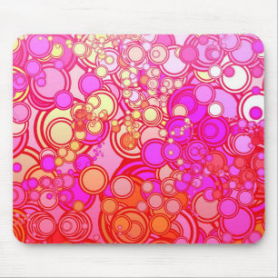 Retro Kreise Mousepad