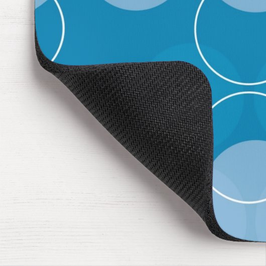 Retro Kreise Mousepad (Ecke)