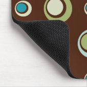 Retro Kreise Mousepad (Ecke)