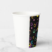 Retro-Kreise Pappbecher (Rechts)
