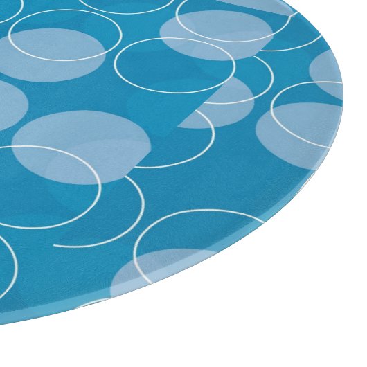 Retro Kreise Schneidebrett (Ecke)