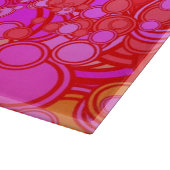 Retro Kreise Schneidebrett (Ecke)