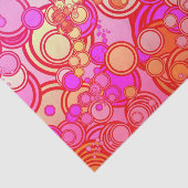 Retro Kreise Seidenpapier (Ausschnitt)