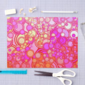 Retro Kreise Seidenpapier (Handwerk)