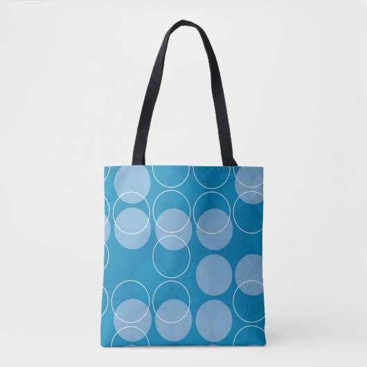 Retro Kreise Tasche (Vorderseite)