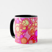 Retro Kreise Tasse (Vorderseite Links)