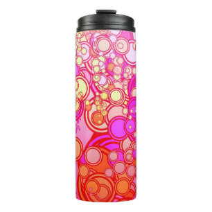 Retro Kreise Thermosbecher