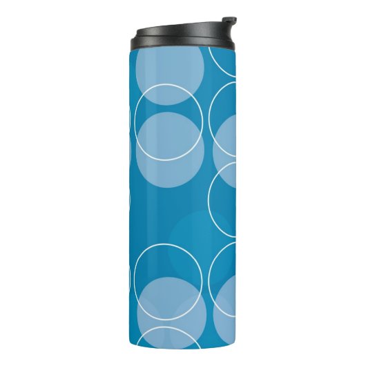 Retro Kreise Thermosbecher (Nach links gedreht)