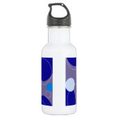 Retro-Kreise Trinkflasche (Rückseite)