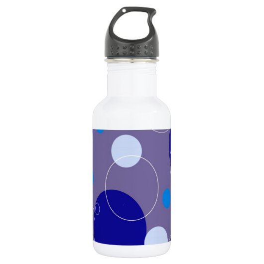 Retro-Kreise Trinkflasche (Vorderseite)