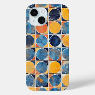 Retro-Kreise-und-Quadrate-Mosaik-Handyhülle Case-Mate iPhone Hülle