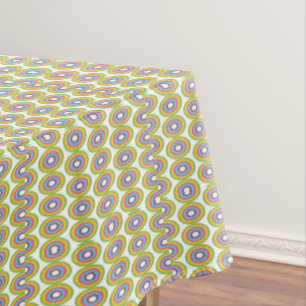 Retro Kreismuster Tischdecke