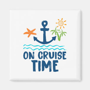 Retro-Kreuzfahrt-Sommerferien-Outfits für W Magnet