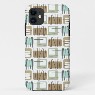 Retro Kreuzschraffieren-gemustertes Case-Mate ID™ iPhone Hülle
