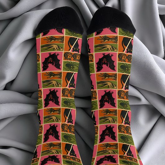 Retro-Kriecher Socken