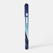 Retro-Kristallgipfel iPhone 16 Hülle (Linke Seite)