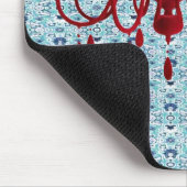 Retro-Kronleuchter-Glamour ~ Mousepad (Ecke)