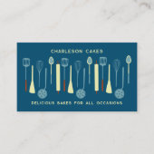 Retro Küche Backen Catering Küche Visitenkarte (Vorderseite)