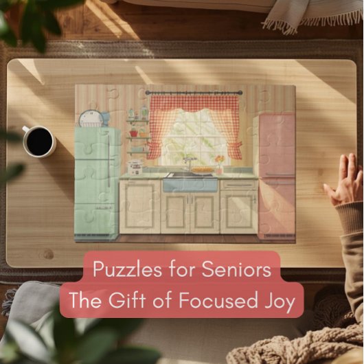 Retro-Küche der 1950er Jahre Demenz-Puzzle Nostalg Puzzle