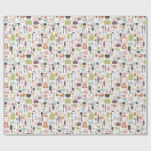 Retro Küche Geschenkpapier (Flach)
