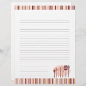 Retro Küche Kochen Utensitäten Rezepte Seiten (Vorne/Hinten)