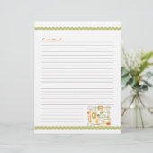 Retro Küche Kochen Utensitäten Rezepte Seiten (Stehend Vorderseite)