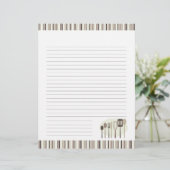 Retro Küche Kochen Utensitäten Rezepte Seiten (Stehend Vorderseite)