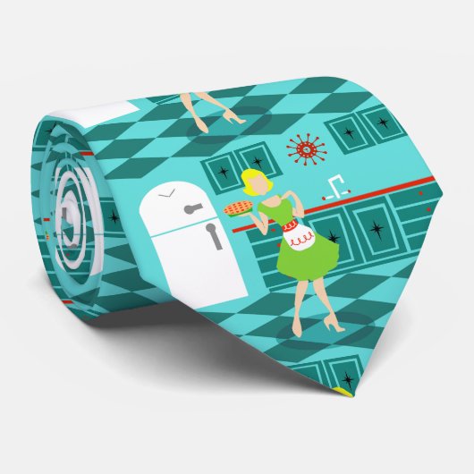 Retro Küchen-Hals-Krawatte Krawatte (Gerollt)