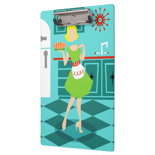 Retro Küchen-Klipp-Brett Klemmbrett (Links)