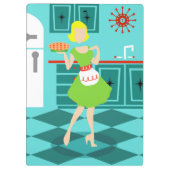 Retro Küchen-Klipp-Brett Klemmbrett (Rückseite)