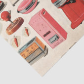 Retro Küchen Kuchen und Werkzeuge Seidenpapier (Detail)