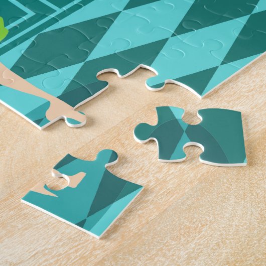 Retro Küchen-Puzzlespiel Puzzle (Seite)