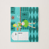 Retro Küchen-Puzzlespiel Puzzle (Vertikal)