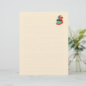 Retro-Küchen-Rezeptpapier (doppelseitig) (Stehend Vorderseite)
