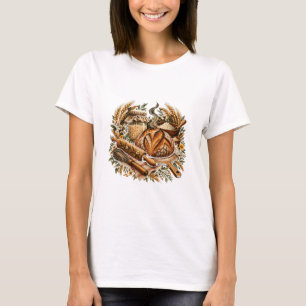 Retro-Küchen-Schneebesen-Kunstwerk T-Shirt