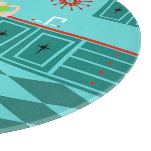 Retro Küchen-Schneidebrett Schneidebrett (Ecke)