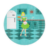 Retro Küchen-Schneidebrett Schneidebrett (Vorderseite)