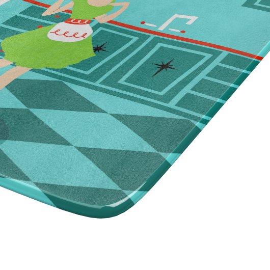 Retro Küchen-Schneidebrett Schneidebrett (Ecke)