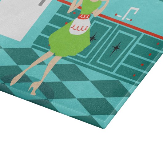 Retro Küchen-Schneidebrett Schneidebrett (Ecke)