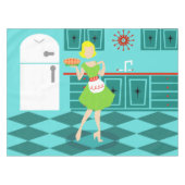 Retro Küchen-Tischdecke Tischdecke (Vorderseite (Horizontal))