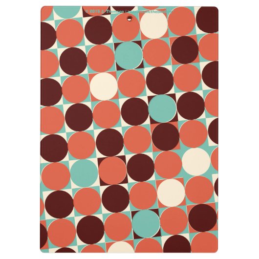 Retro Küchenablage Klemmbrett (Rückseite)