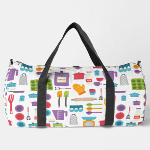 Retro-Küchenkoch Backen Duffle Bag