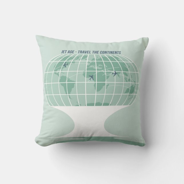 Retro Kugel Kissen (Vorderseite)