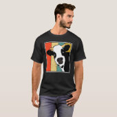Retro-Kuhfarm-Tier T-Shirt (Vorne ganz)