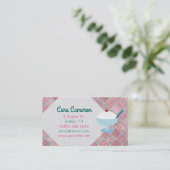 Retro kundenspezifische SahneVisitenkarten Vanilla Visitenkarte (Stehend Vorderseite)