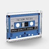 Retro kundenspezifischer Fotoblock des (Links)