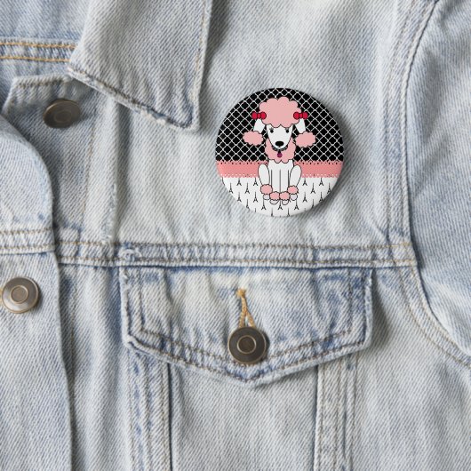 Retro kundenspezifischer girly Divarosa Button (Beispiel)