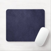 Retro kundenspezifisches Marine-Blau-Leder Mousepad (Mit Mouse)